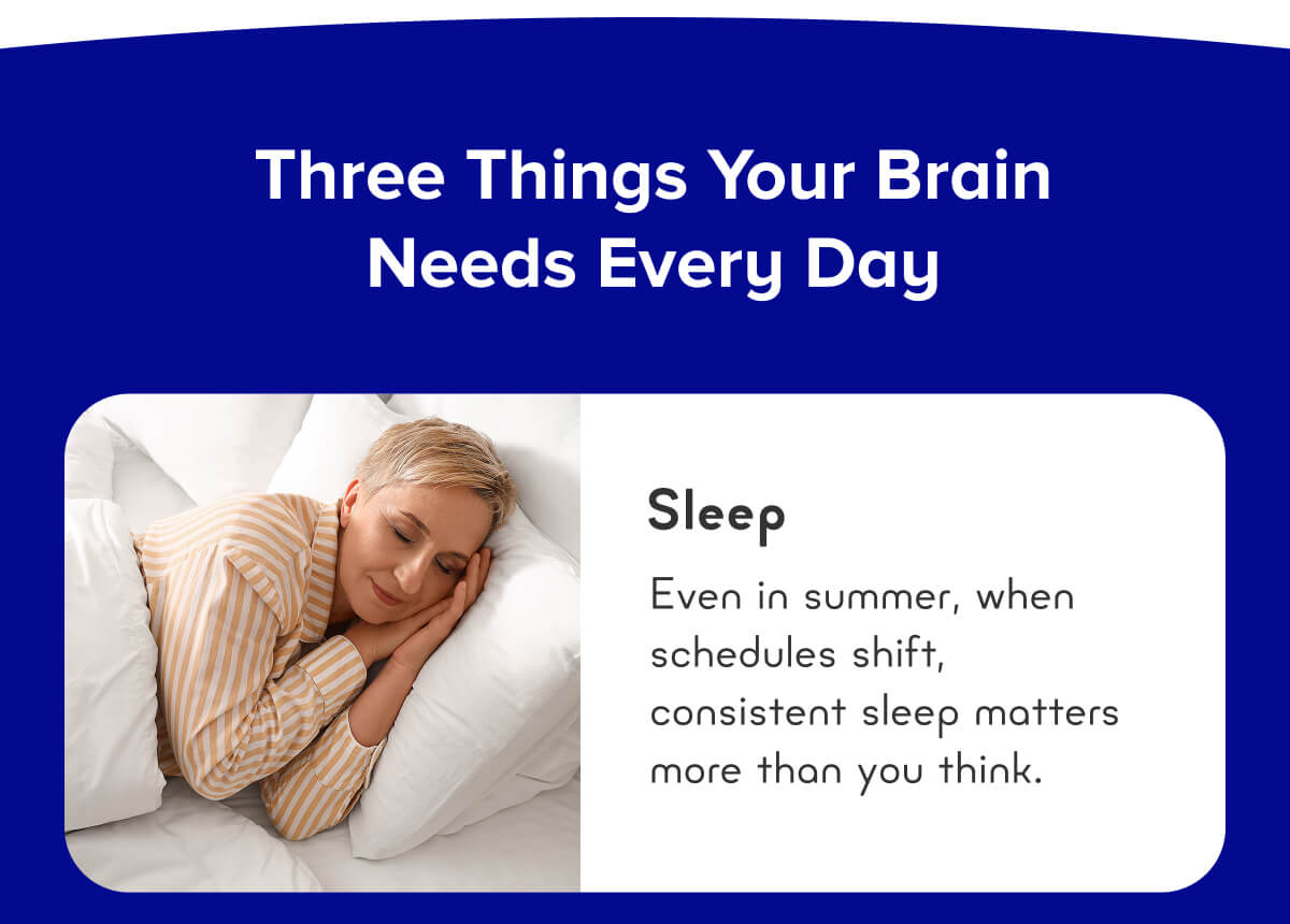 Three Things Your Brain Needs Everyday | Sleep