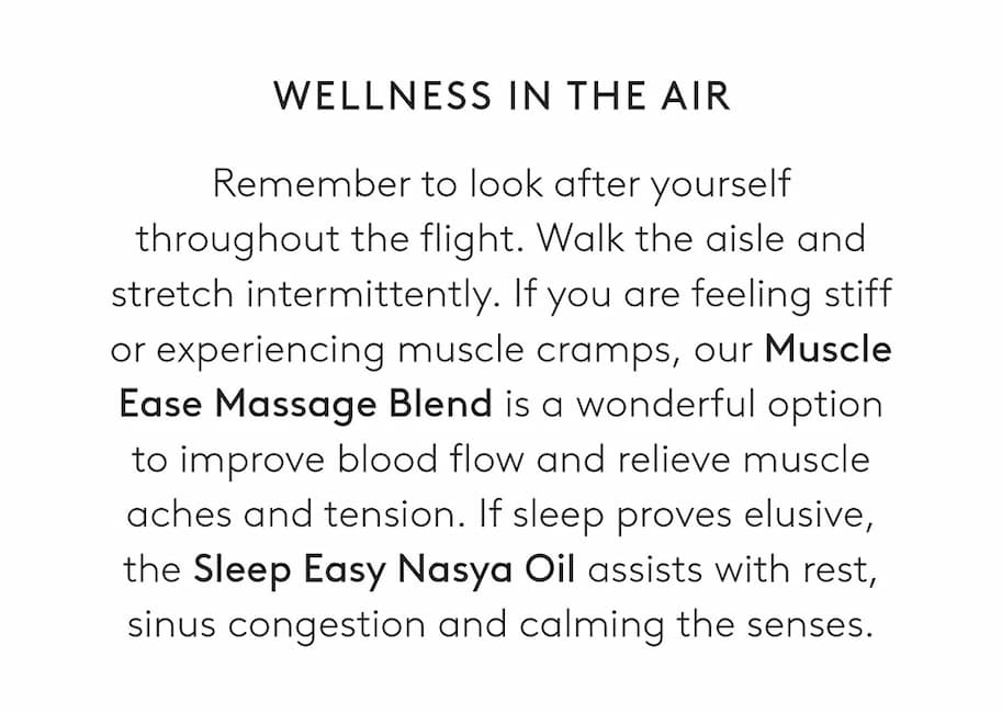 Your skin's in-flight companion