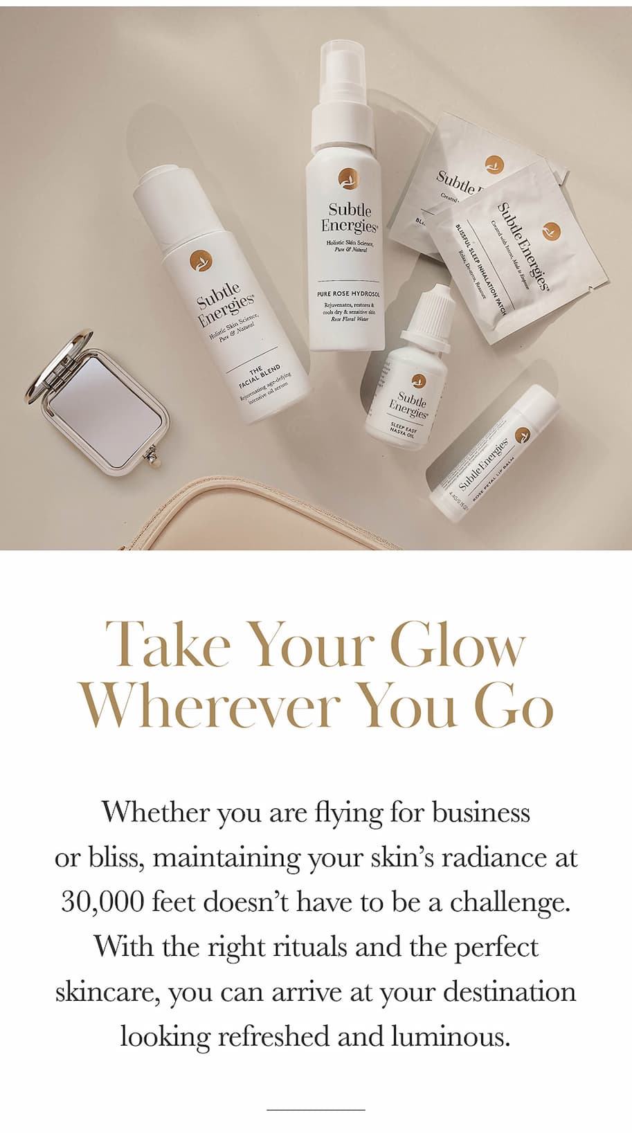 Your skin's in-flight companion