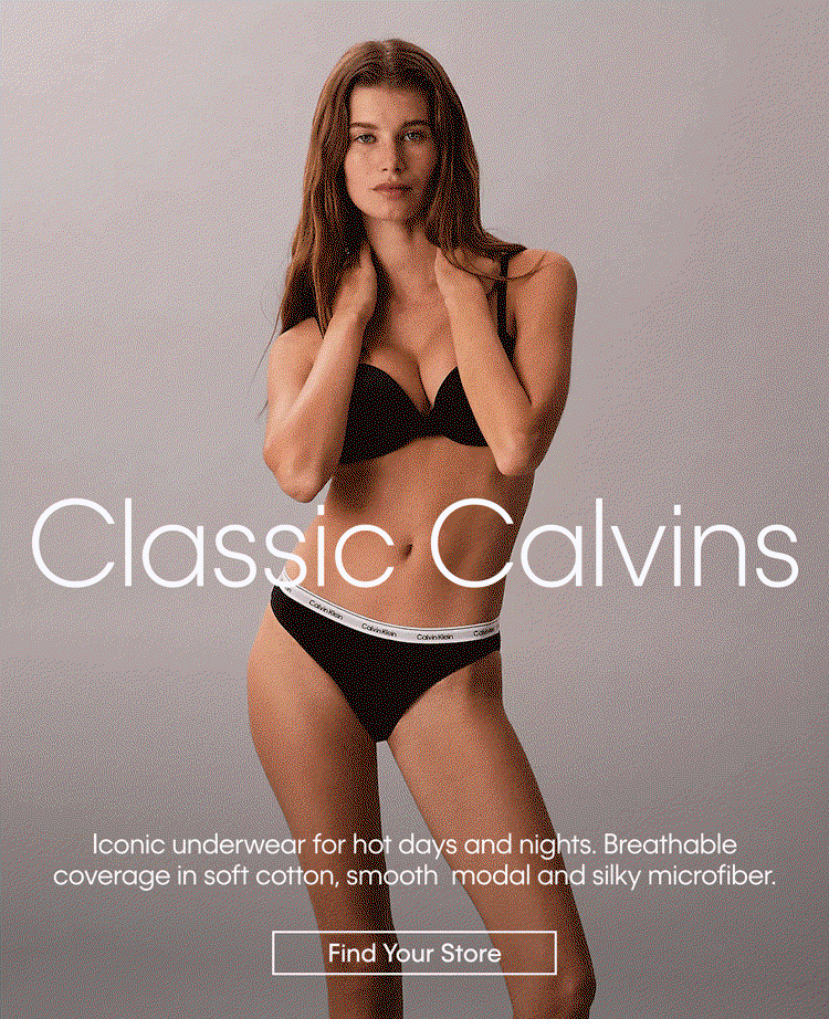 Classic Calvins. Iconic underwear for hot days and nights. Breathable coverage in soft cotton, smooth modal and silky microfiber. Find Your Store.