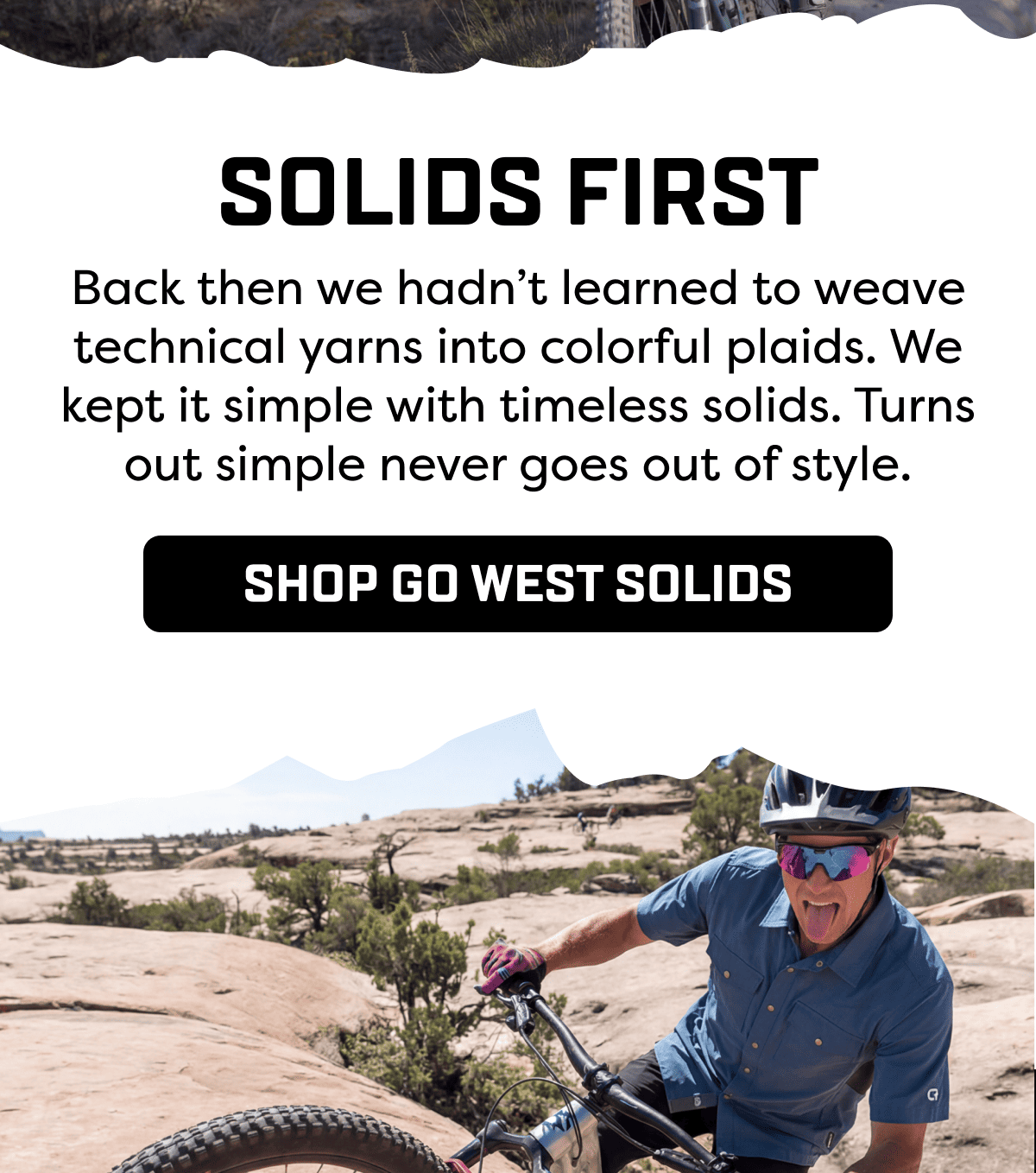 Back then we hadn’t learned to weave technical yarns into colorful plaids. We kept it simple with timeless solids. Turns out simple never goes out of style.