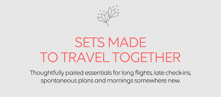 sets made to travel together