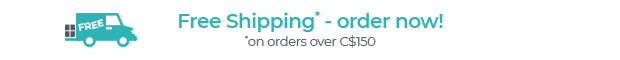 Free Shipping on orders over C$150