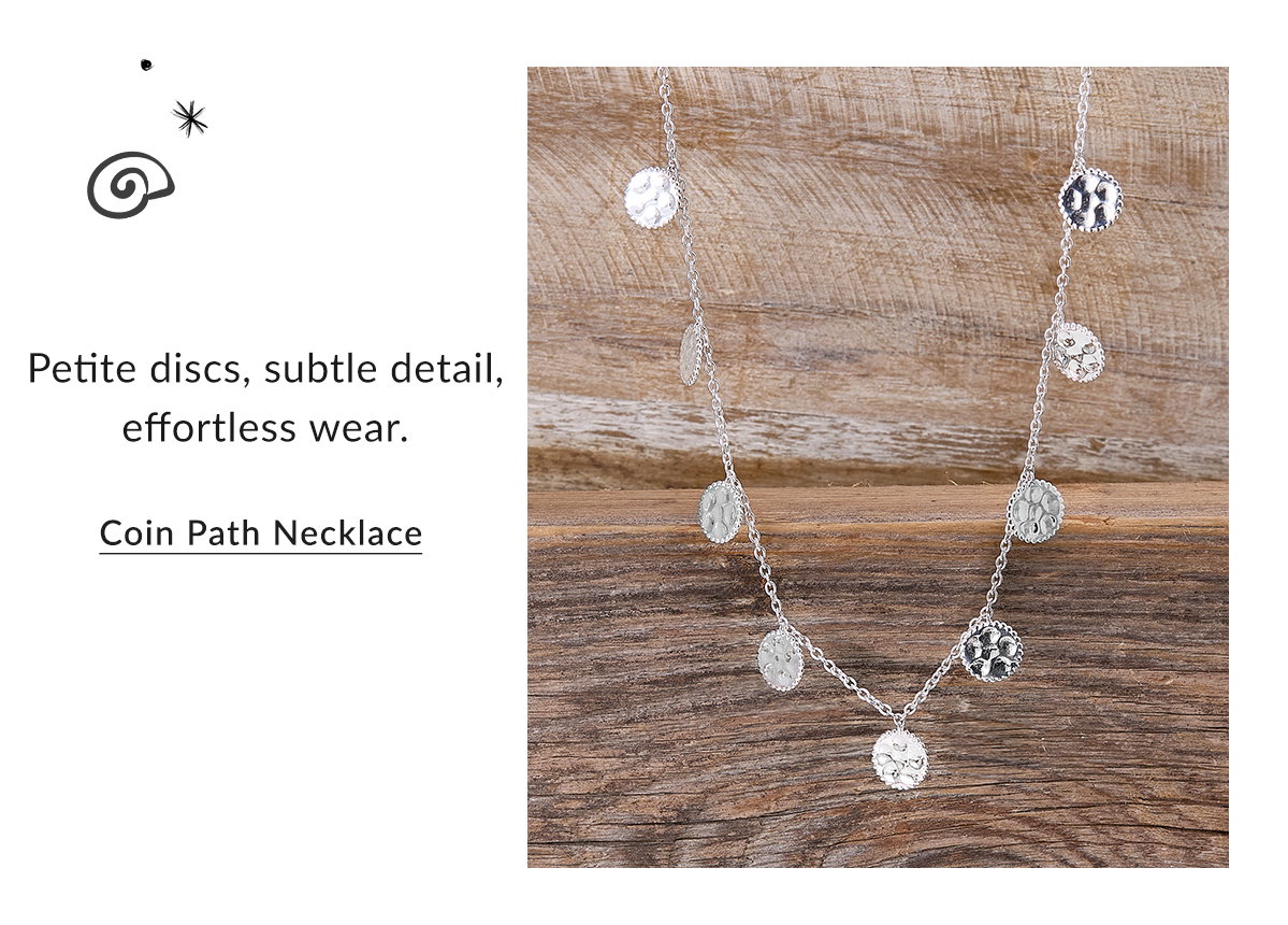 Coin Path Necklace