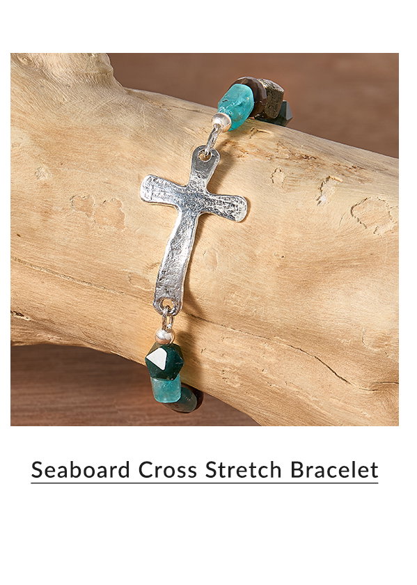 Seaboard Cross Stretch Bracelet