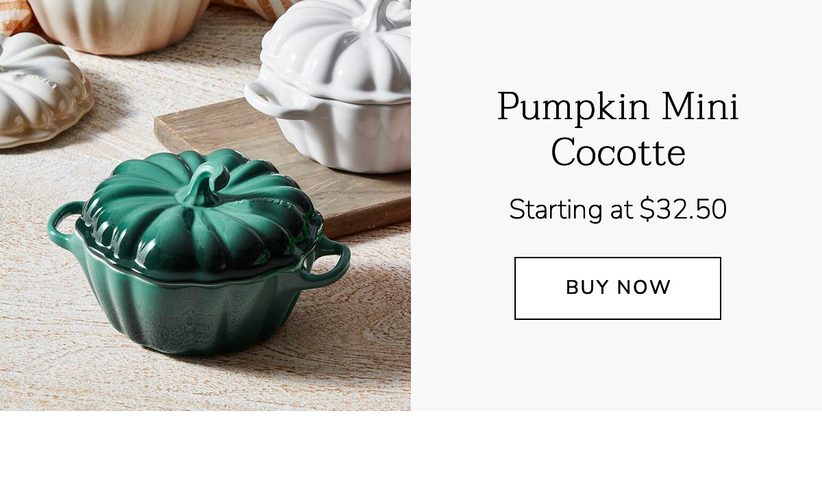 Pumpkin Mini Cocotte - Starting at $32.50 - BUY NOW