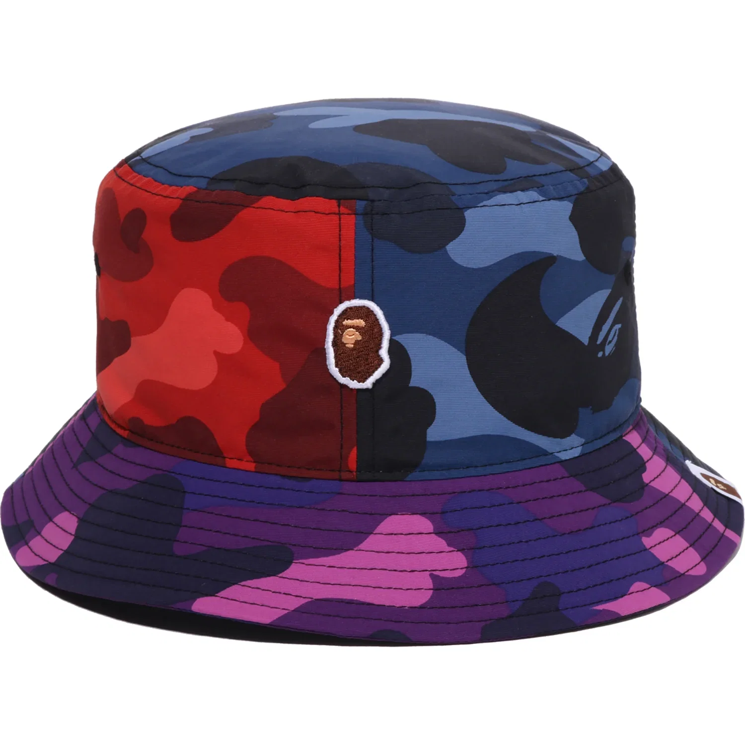 Image of COLOR CAMO CRAZY PATTERN BUCKET HAT MENS