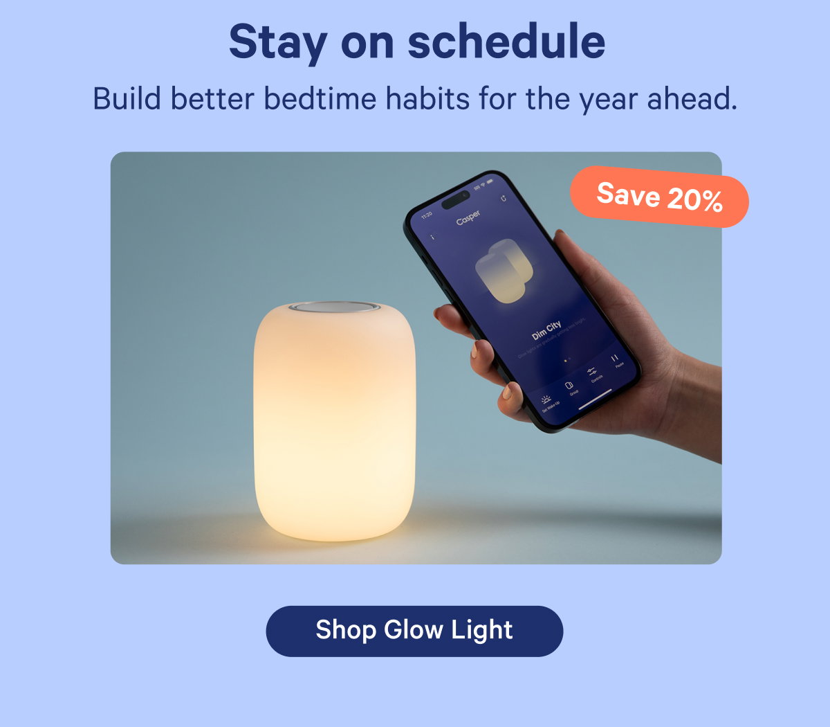 Shop glow light