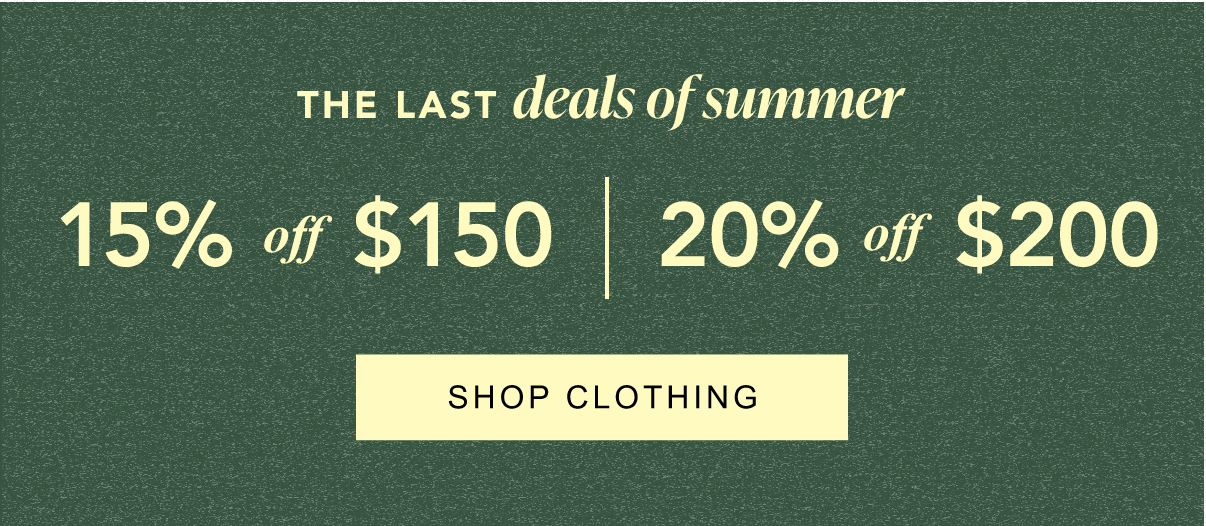 The Last Deals Of Summer