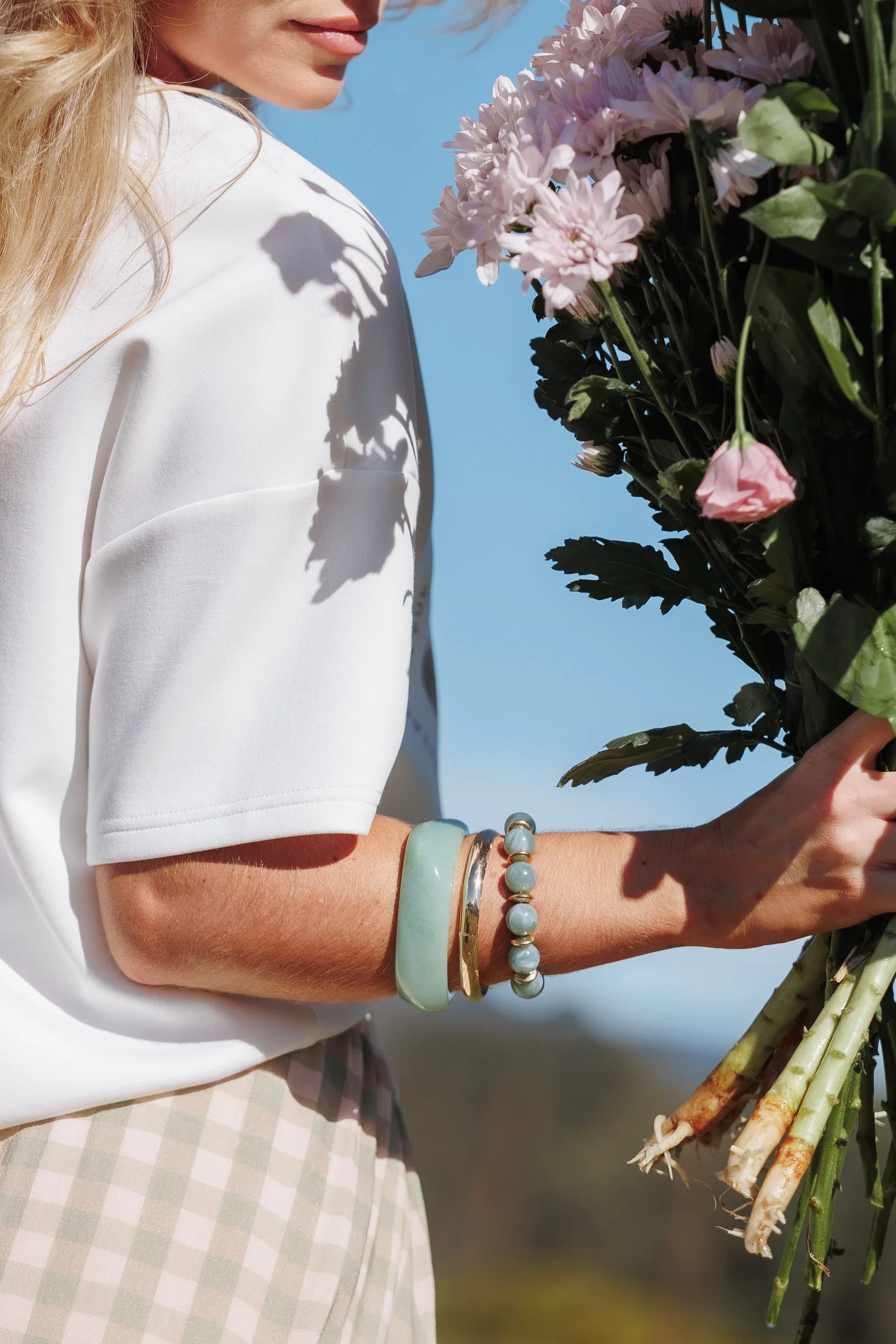 Image of Cassidy Bangle Set - Green
