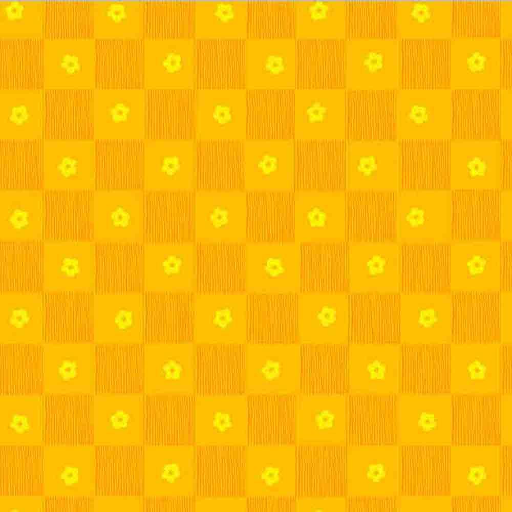 Image of 2026 Keepsake Challenge - Prismatic Blooms - Windham Fabrics - Heather Ross + Bee Blenders by Heather Ross - Footpath - Sunshine - Yardage
