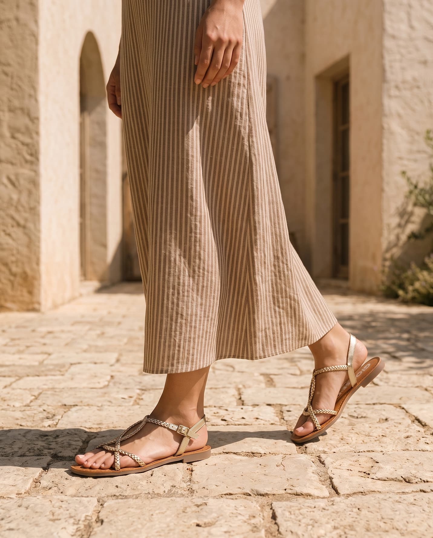 Sandalias planas con tiras finas Gioseppo