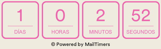 La oferta termina en 24 horas
