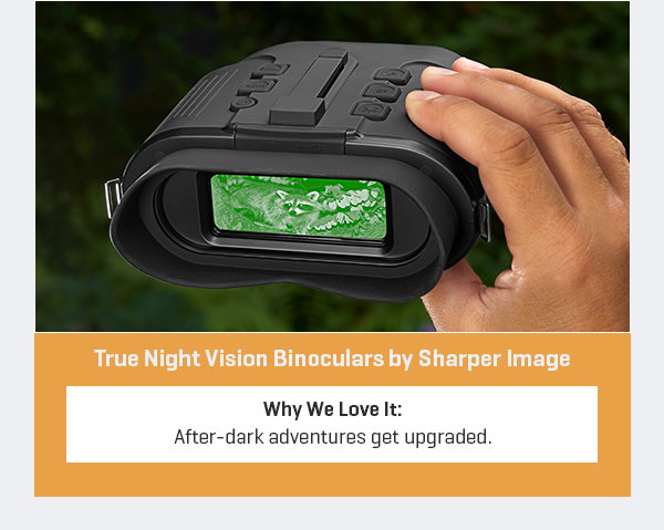 True Night Vision Binoculars by Sharper Image