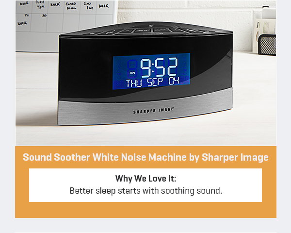 Sound Soother White Noise Machine by Sharper Image