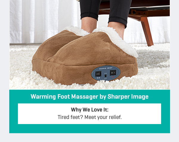 Warming Foot Massager by Sharper Image