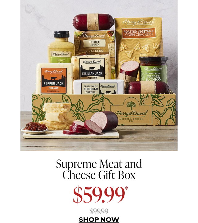 Supreme Meat and Cheese Gift Box