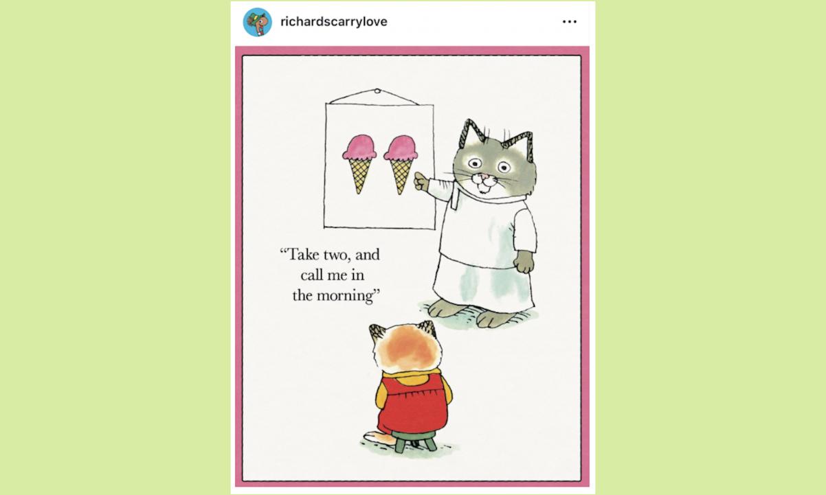 Take two ice creams and call me in the morning