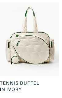 Shop Tennis Duffel in Ivory