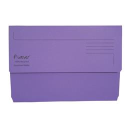 Exacompta Forever Document Wallet Manilla Foolscap Bright Purple (Pack of 25) 211/5005