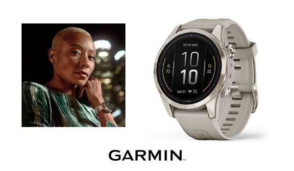 Epix Pro (Gen 2), 42mm, Sapphire, Soft Gold Steel, Light Sand