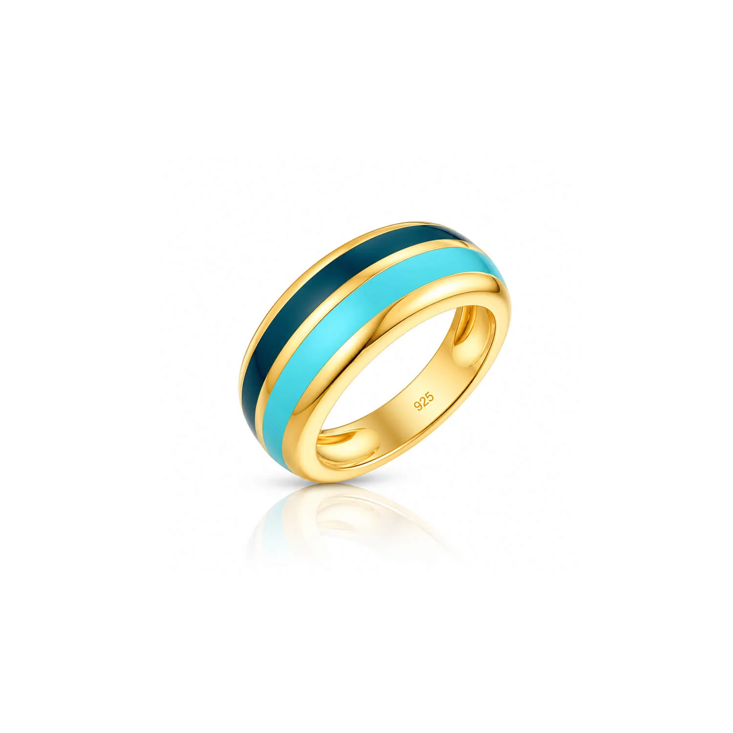 Image of Turquoise Enamel Ring