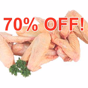 Image of Chicken Wings - Pastured Poultry - 10 per pack, approx. 2 lbs. (12-pack minimum)