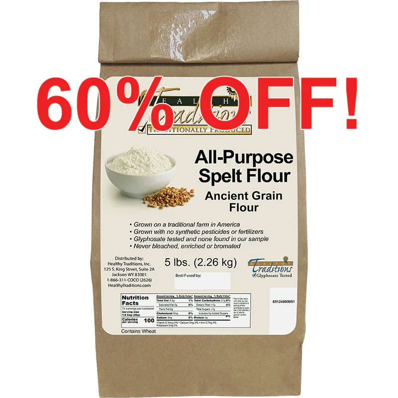 Image of All-Purpose Spelt Flour - 5 lb. Bag