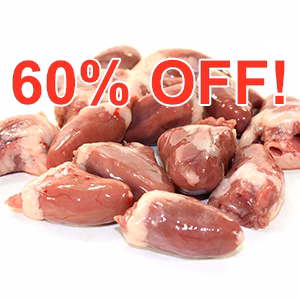 Image of Pastured Poultry Chicken Hearts – 1 pkg. – approx. 1 lbs. (Minimum of 7 pkgs.)