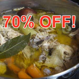 Image of Chicken Soup Bones - Pastured Poultry - approx. 5 lbs (minimum 3 packages)