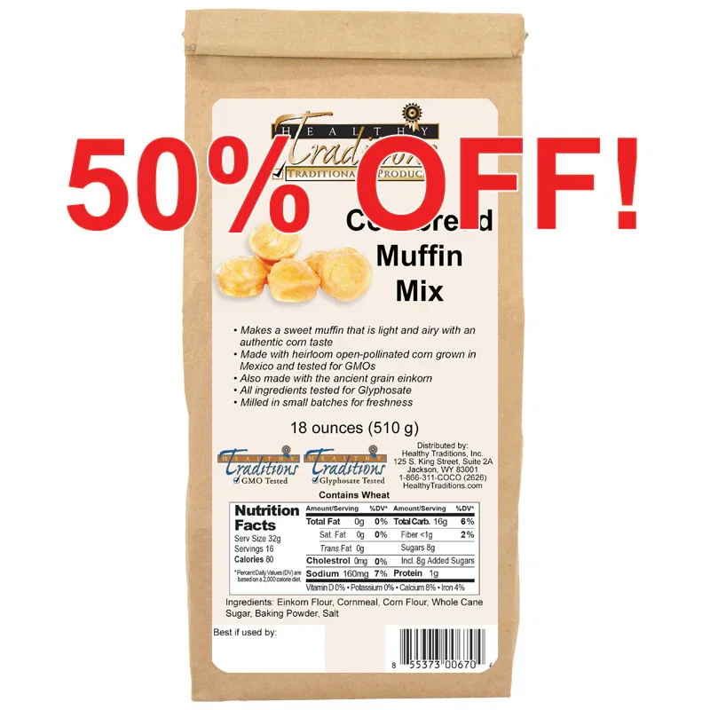 Image of Cónico Cremoso Cornbread Muffin Mix – 18 oz.