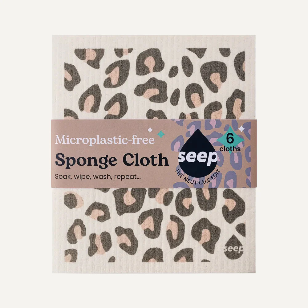 Image of The Neutral Edit - Eco Sponge Cloths 6 Pack