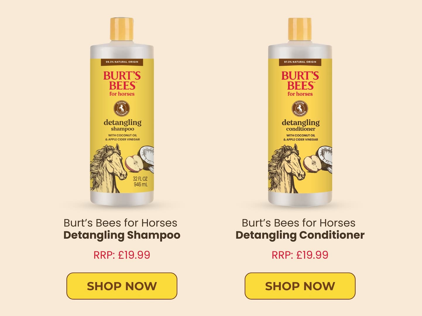 Burt's Bees for horses