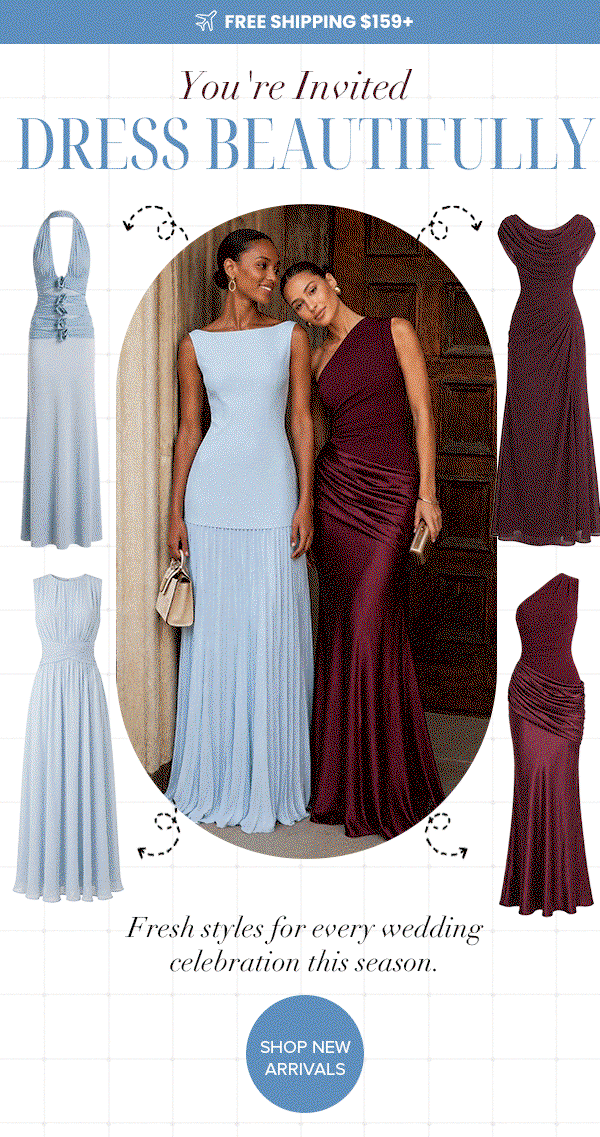 Fresh styles for every wedding celebration this season.