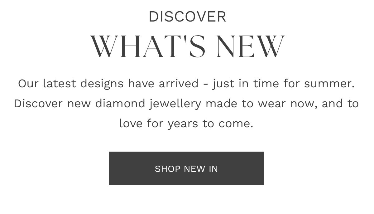 Discover What's New Shop New in 