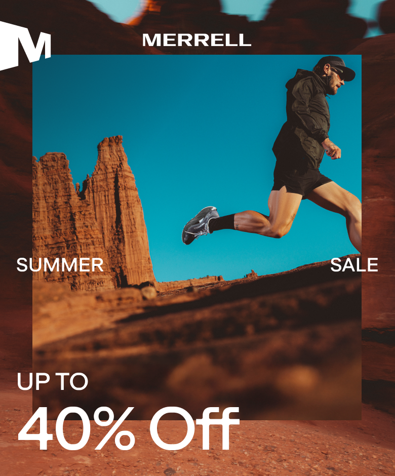 MERRELL -  summer sale - Up to 40% off Outdoor Performance Styles   [Shop Now]