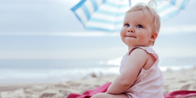 on va à la plage avec Bébé