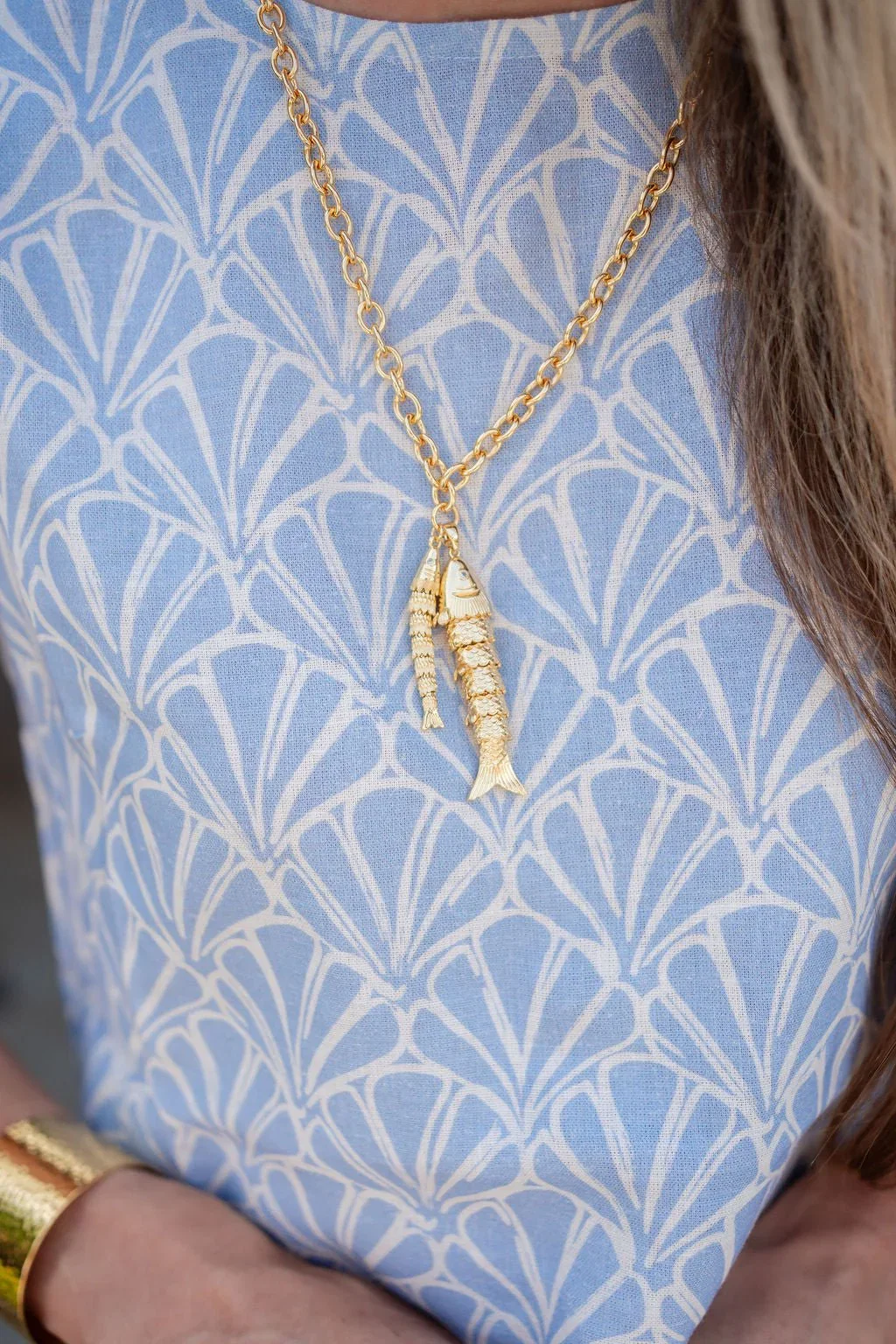 Image of Lucky Double Fish Necklaces