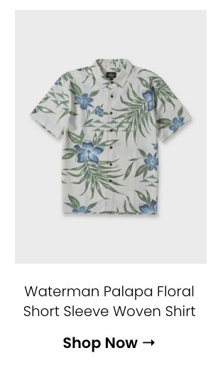 Waterman Palapa Floral Short Sleeve Woven Shirt