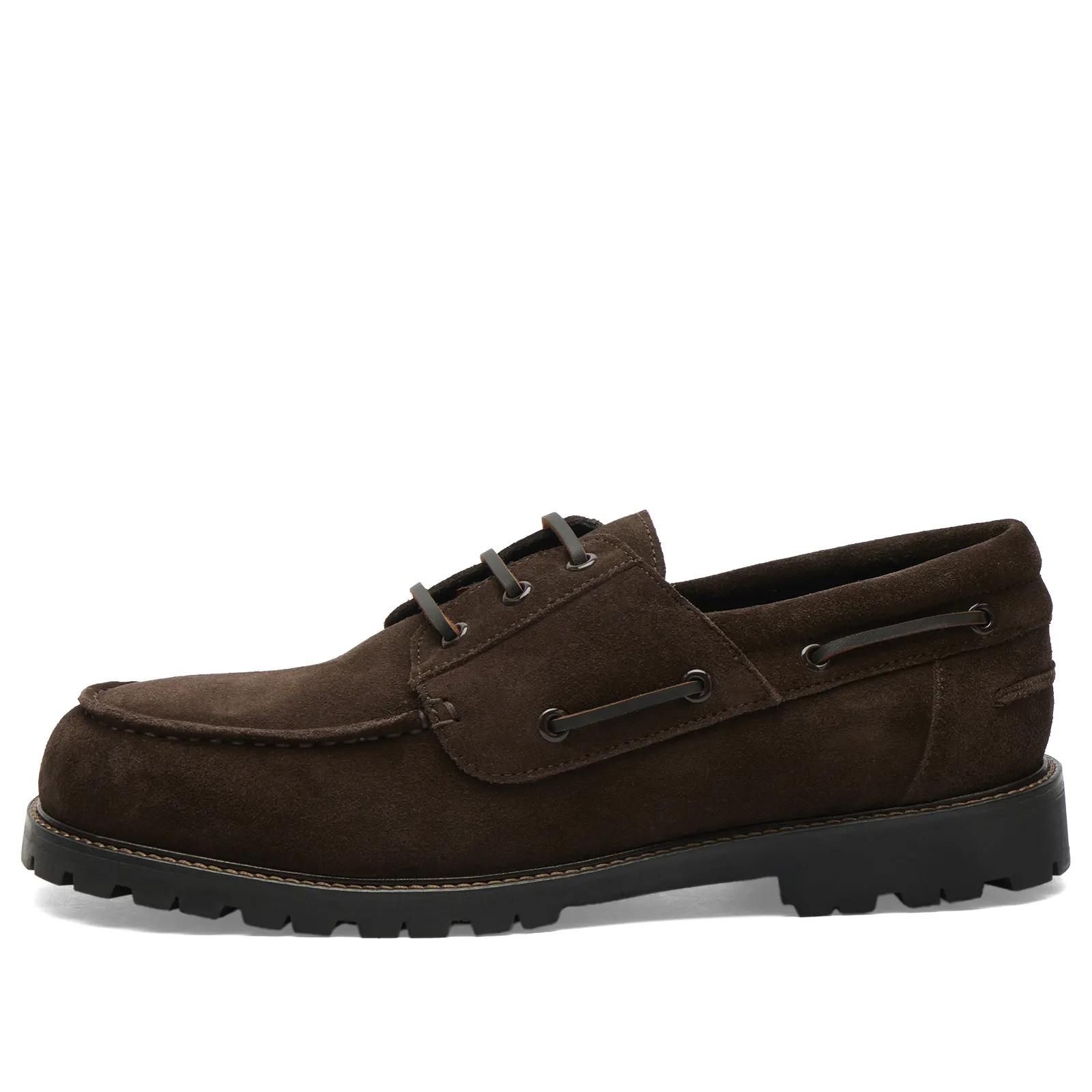 Studio Nicholson Guston Lace Up Boat Shoe