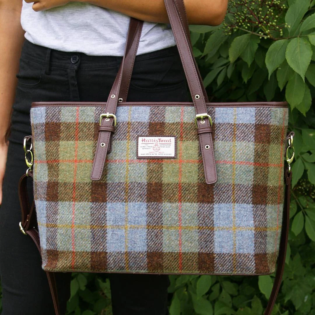 Image of Ladies Harris Tweed Large Shoulder Bag