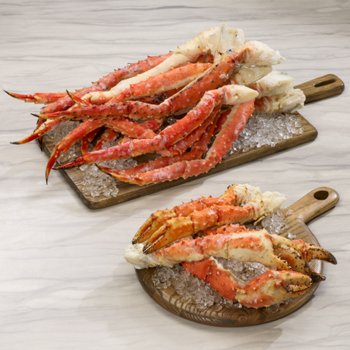 Alaska Glacier Red King Crab Legs, 14-17 Count, 10 Lbs. Total