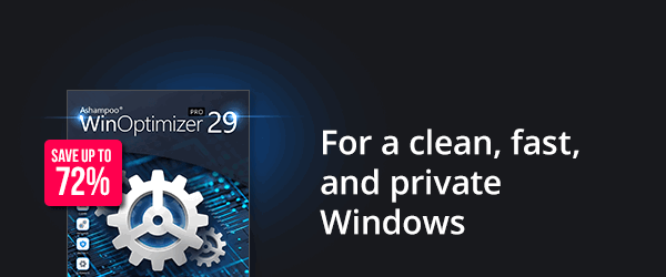 Ashampoo® WinOptimizer Pro 29 | For a clean, fast, and private Windows