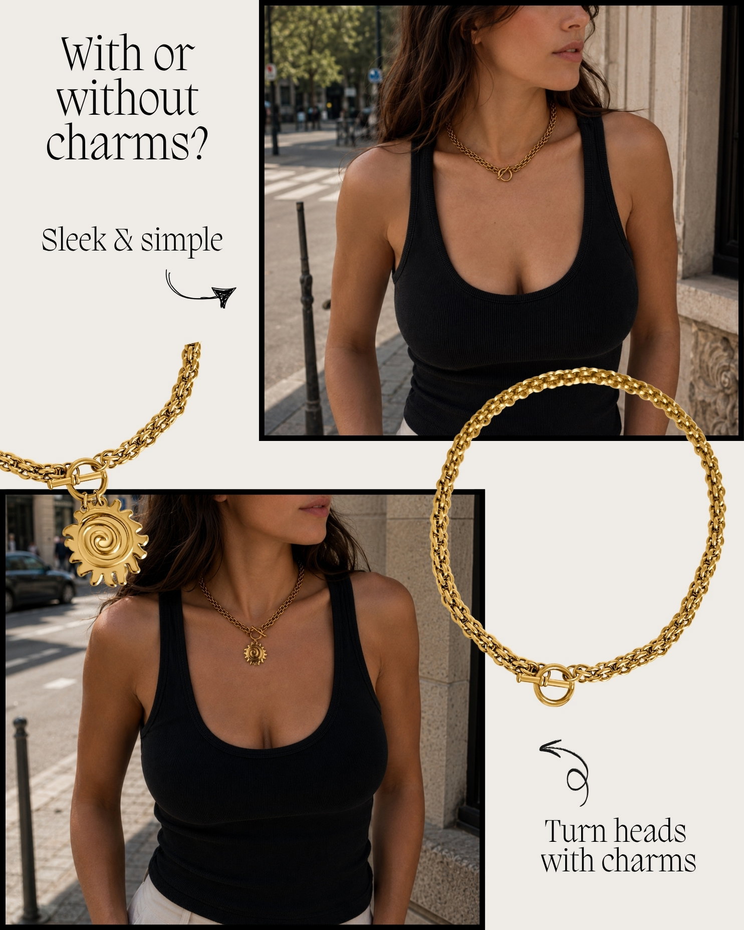 T-Bar Chain Necklace