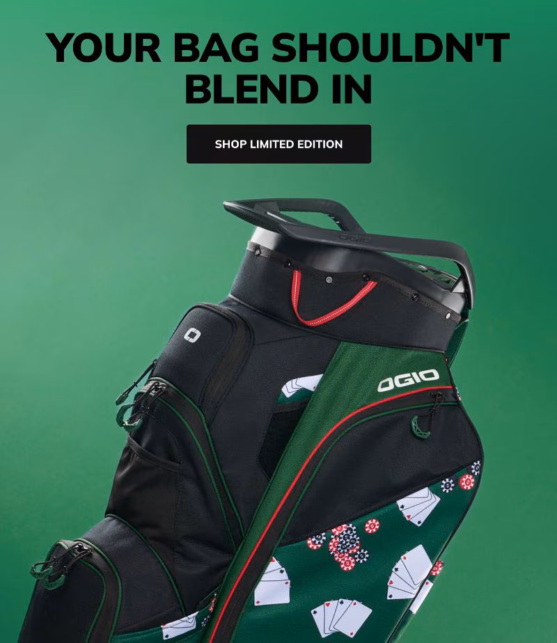 Poker Pattern Golf Bag