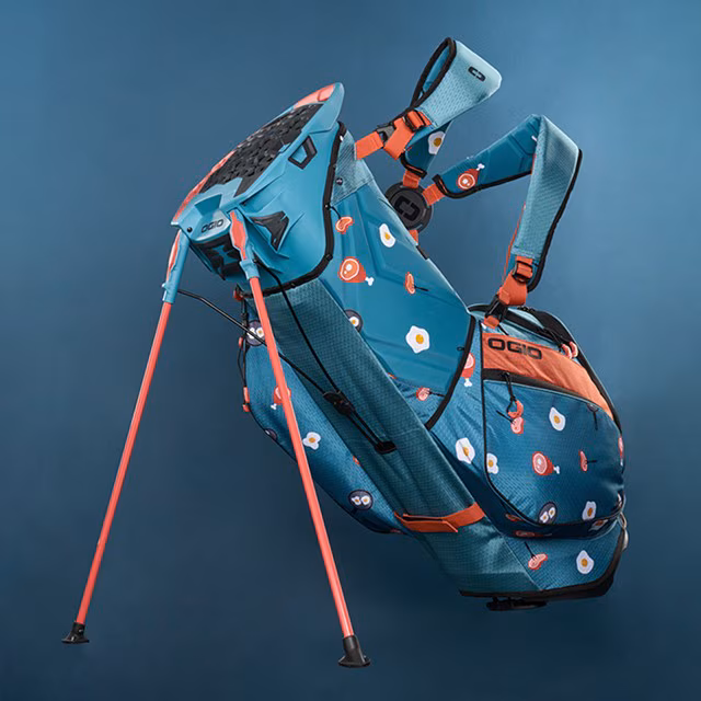 Ham and Egg Pattern Stand Golf Bag