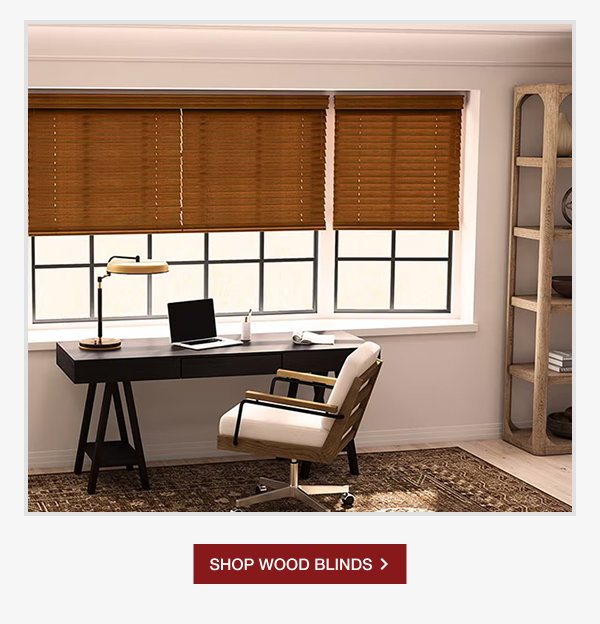 SHOP WOOD BLINDS >