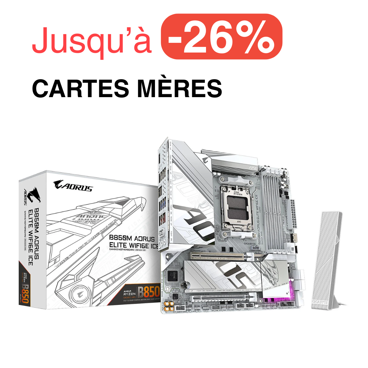 Carte mère jusqu'à -26%