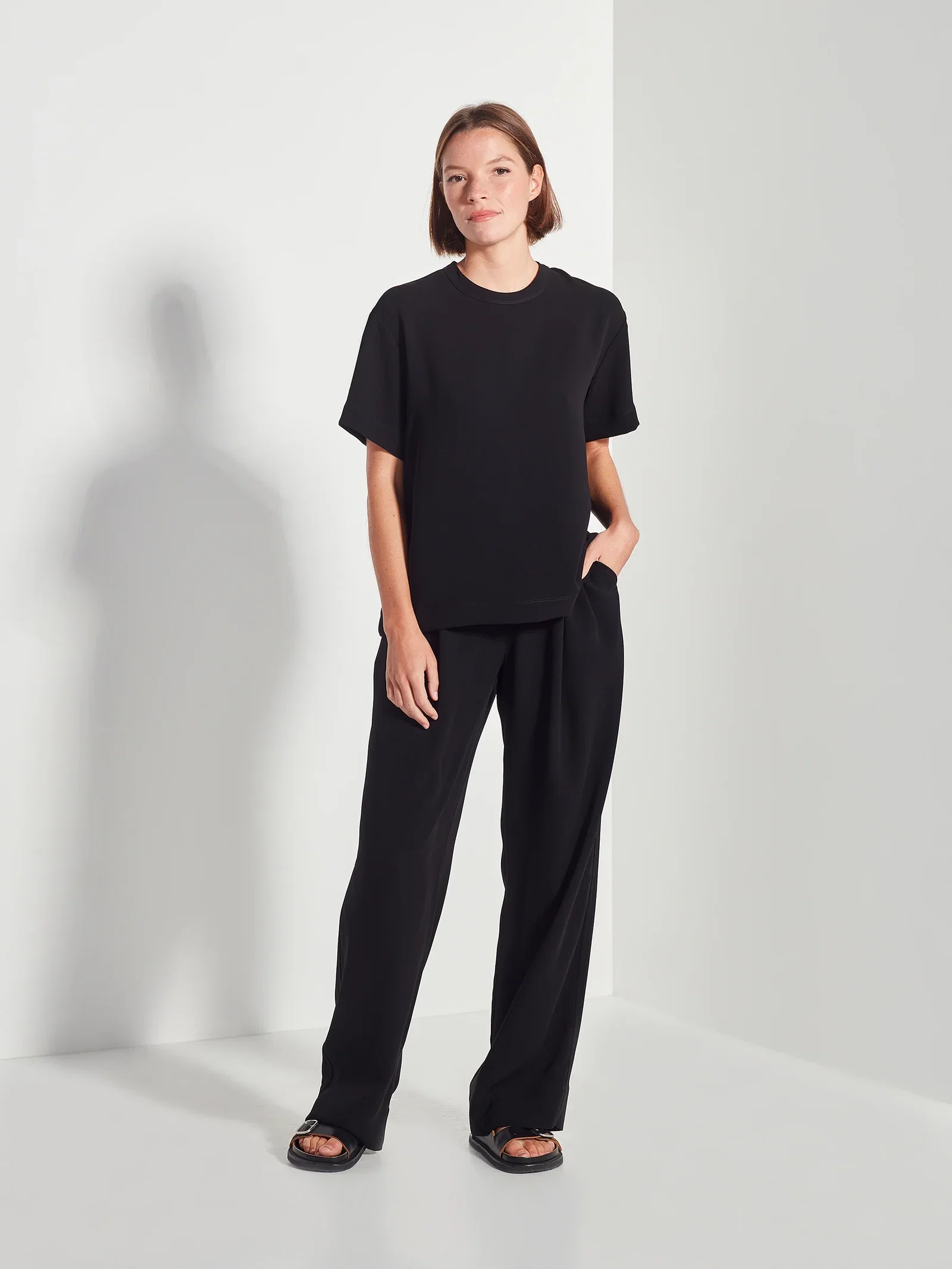 Image of Fancy T (Luxe Suiting) Black