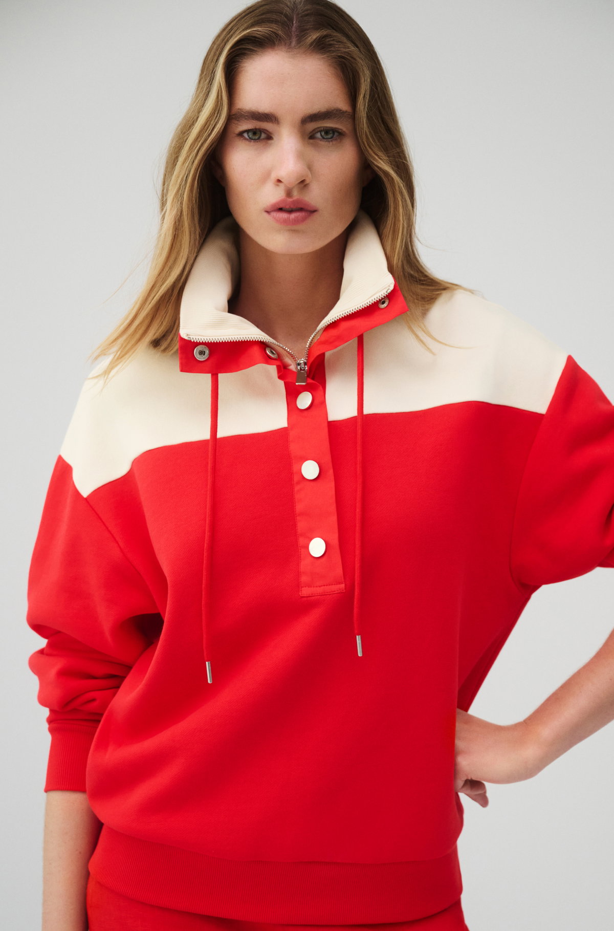 New Woman Arrivals. Opt for a bolder look in your weekend hours with relaxed essentials in chilli red. Shop Now.